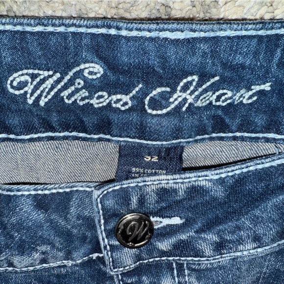 Wired heart Jeans Women's Dark Blue Boot Cut Jeans - Picture 4 of 5